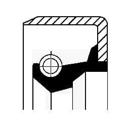 garnitura etansare arbore, arbore de antrenare (ppa. ulei) CORTECO 19032788B