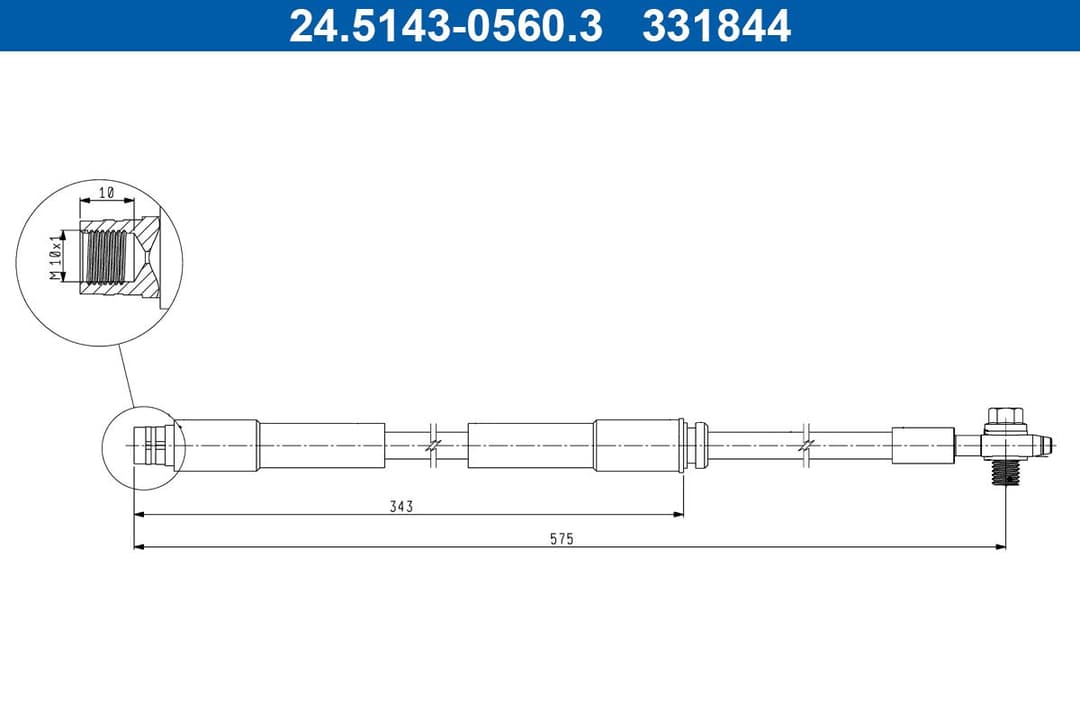 Furtun frana ATE 24.5143-0560.3