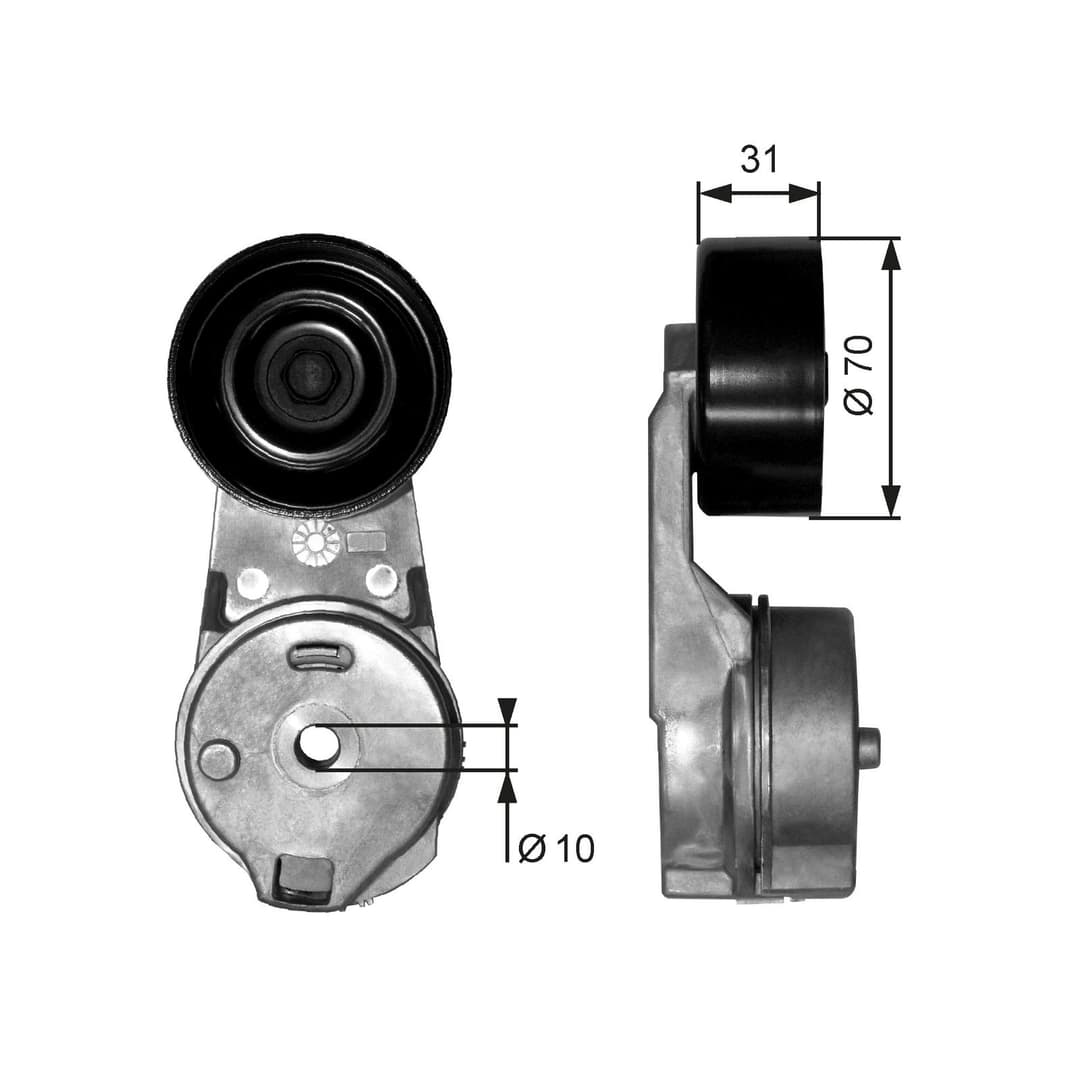 Intinzator curea, curea distributie GATES DriveAlign™ T39065