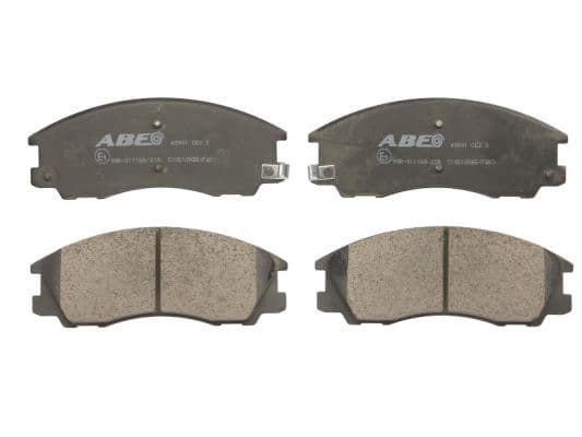 set placute frana,frana disc ABE C10512ABE