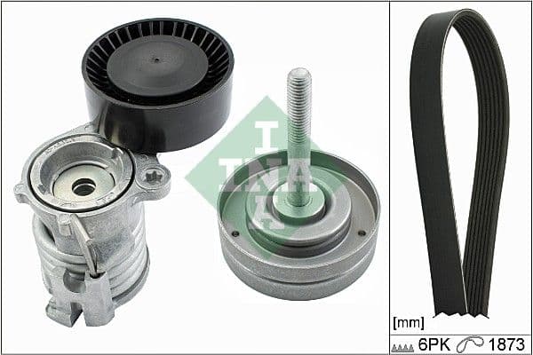 Set curea transmisie cu caneluri Schaeffler INA 529 0090 10