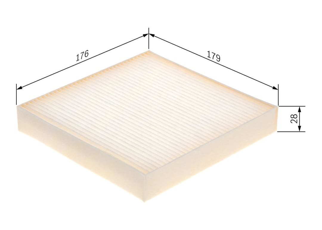 Filtru, aer habitaclu BOSCH 1 987 435 134