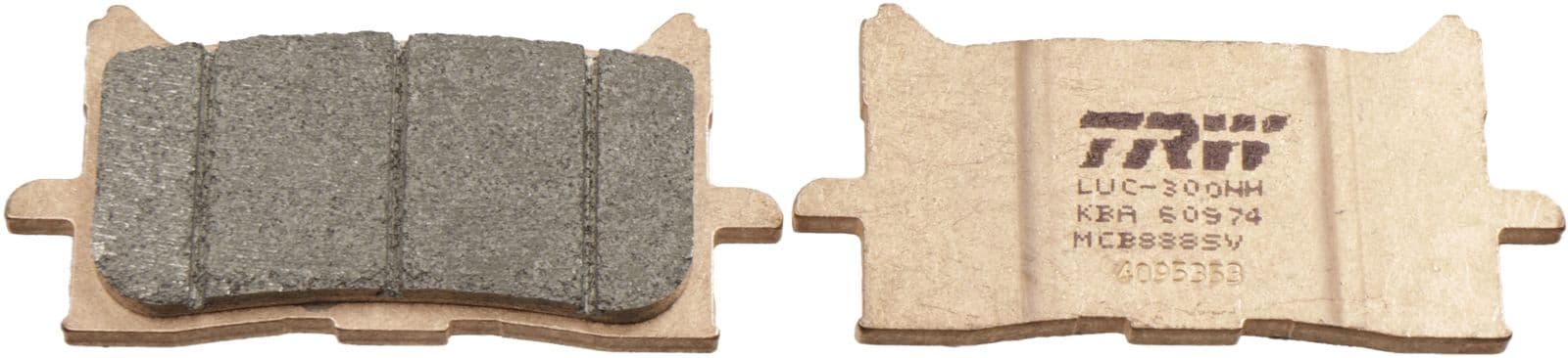 set placute frana,frana disc TRW Sinter Street MCB888SV