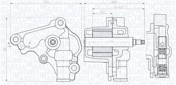 Pompa ulei MAGNETI MARELLI 351516000138