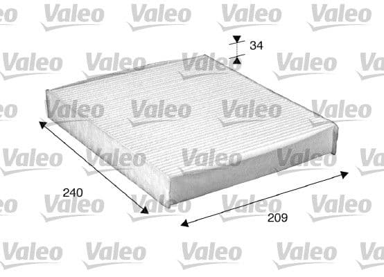 Filtru, aer habitaclu VALEO ESSENTIAL 698882