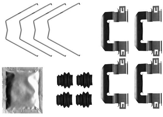 Set accesorii, placute frana TEXTAR 82551900