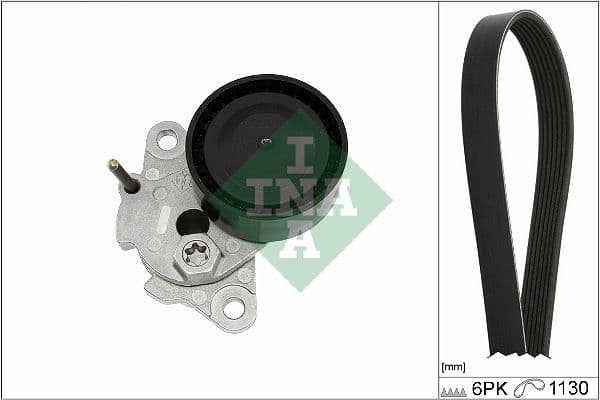 Set curea transmisie cu caneluri Schaeffler INA 529 0476 10