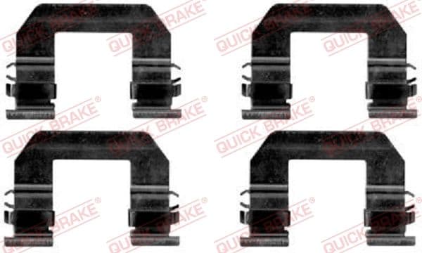 Set accesorii, placute frana QUICK BRAKE 109-1693