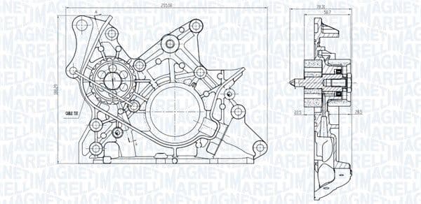 Pompa ulei MAGNETI MARELLI 351516000088