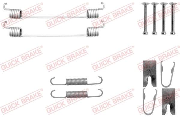 Set accesorii, sabot de frana QUICK BRAKE 105-0042