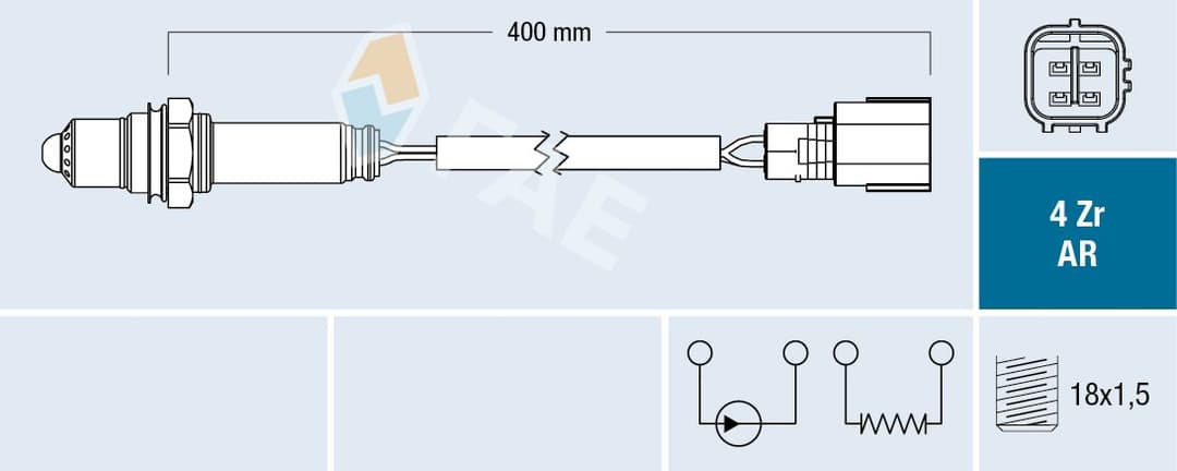 Sonda Lambda FAE 75619
