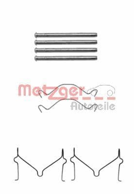 Set accesorii, placute frana METZGER 109-1209