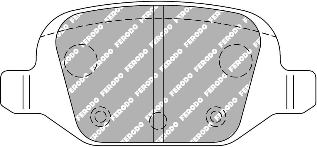 set placute frana,frana disc FERODO FCP1324H