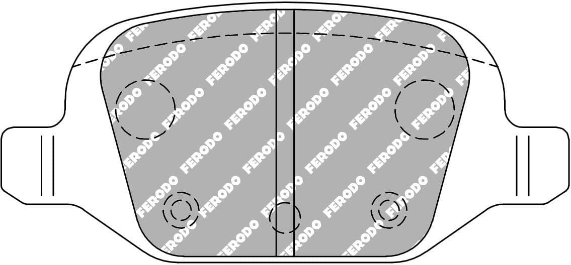 set placute frana,frana disc FERODO FCP1324H