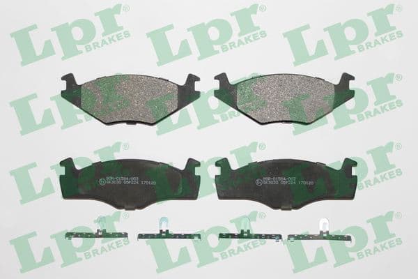 set placute frana,frana disc LPR 05P224