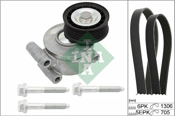 Set curea transmisie cu caneluri Schaeffler INA 529 0192 10