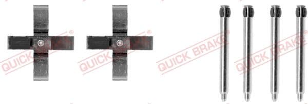 Set accesorii, placute frana QUICK BRAKE 109-1266