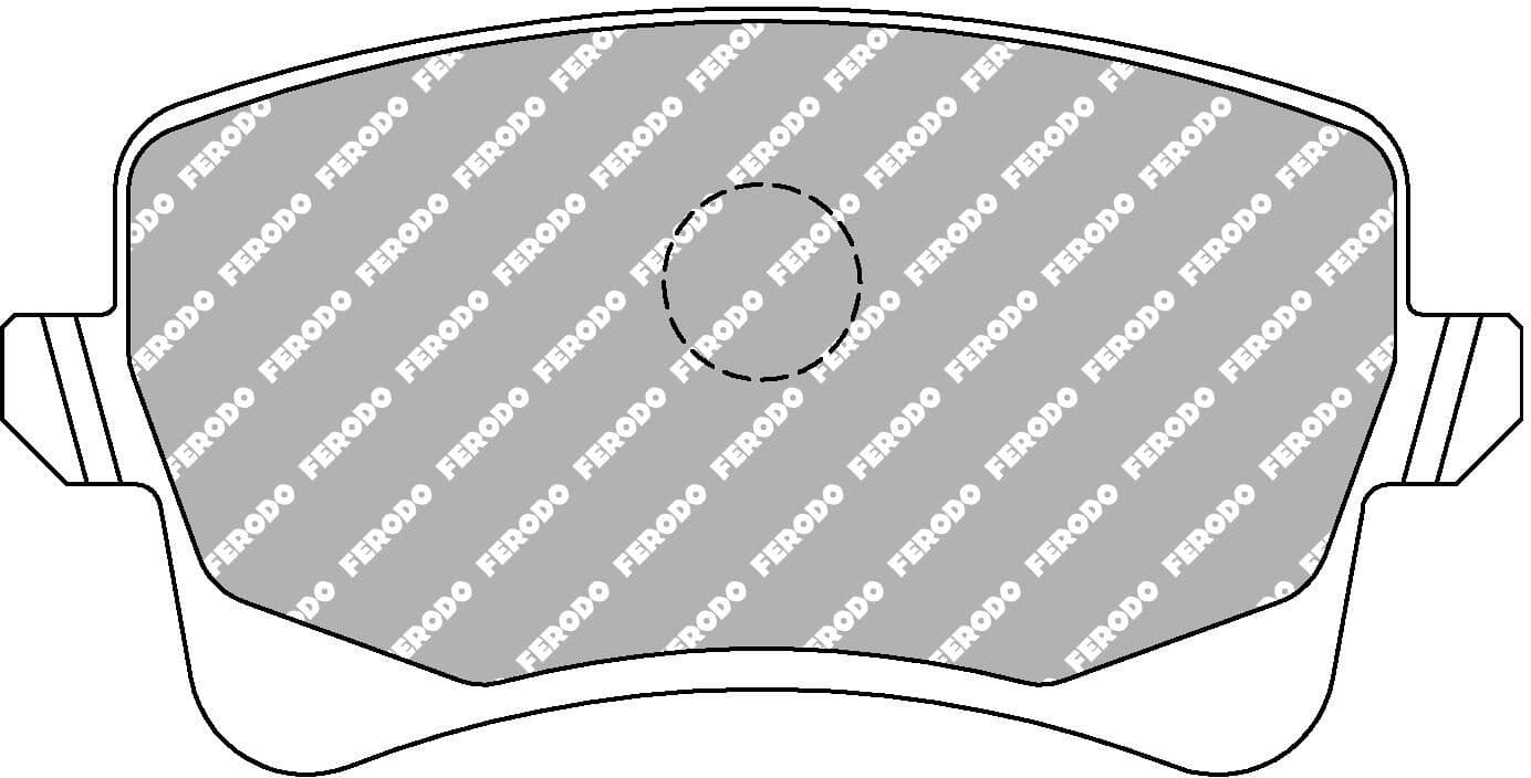 set placute frana,frana disc FERODO FCP4050H