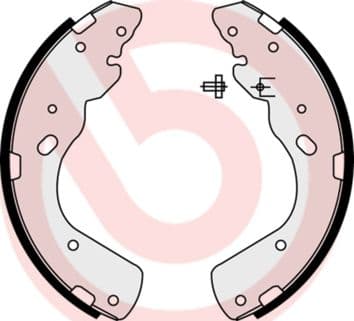 Set saboti frana BREMBO ESSENTIAL LINE S 23 576