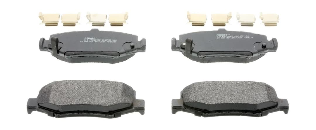 set placute frana,frana disc FERODO FDB4239