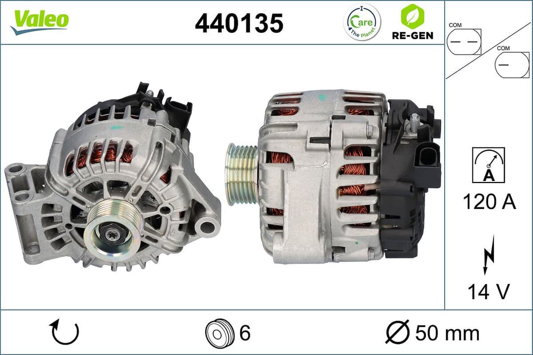 Generator / Alternator VALEO 440135
