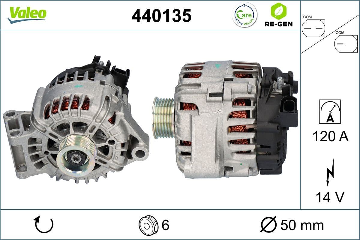 Generator / Alternator VALEO 440135