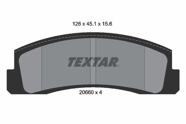 set placute frana,frana disc TEXTAR 2066001