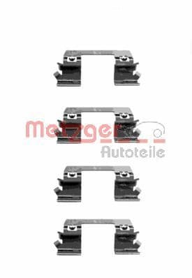 Set accesorii, placute frana METZGER 109-1234