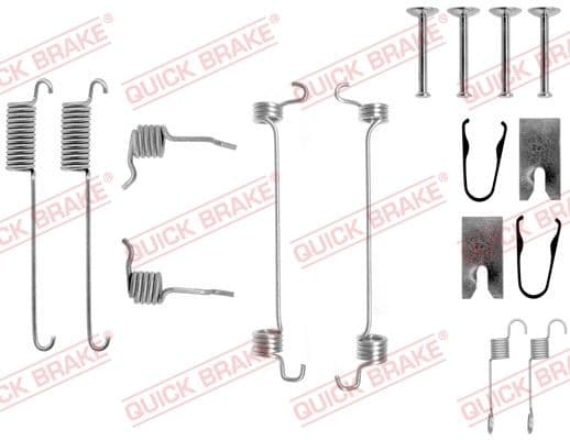 Set accesorii, sabot de frana QUICK BRAKE 105-0751