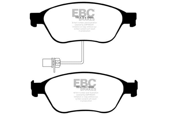 set placute frana,frana disc EBC Brakes DP41535R