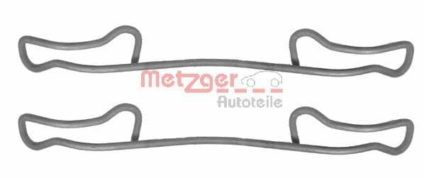 Set accesorii, placute frana METZGER 109-1200