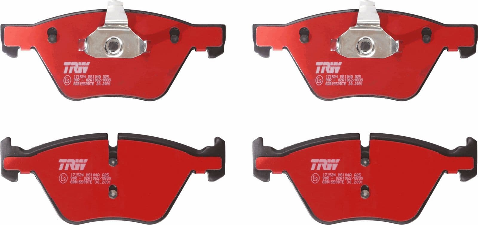 set placute frana,frana disc TRW GDB1559DTE