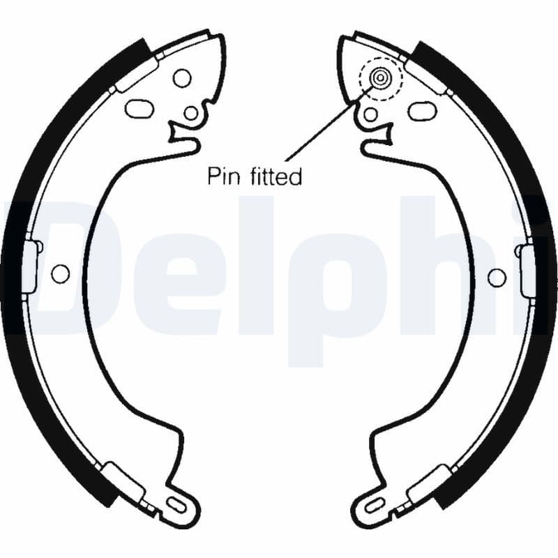 Set saboti frana DELPHI LS1344