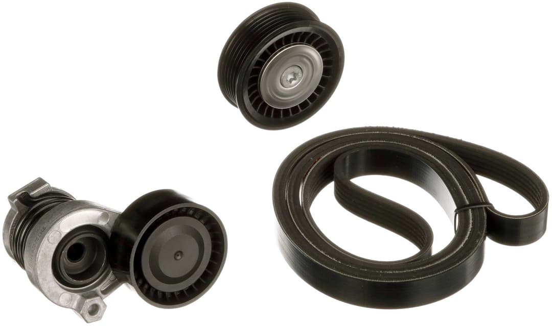 Set curea transmisie cu caneluri GATES Micro-V® K076PK1163