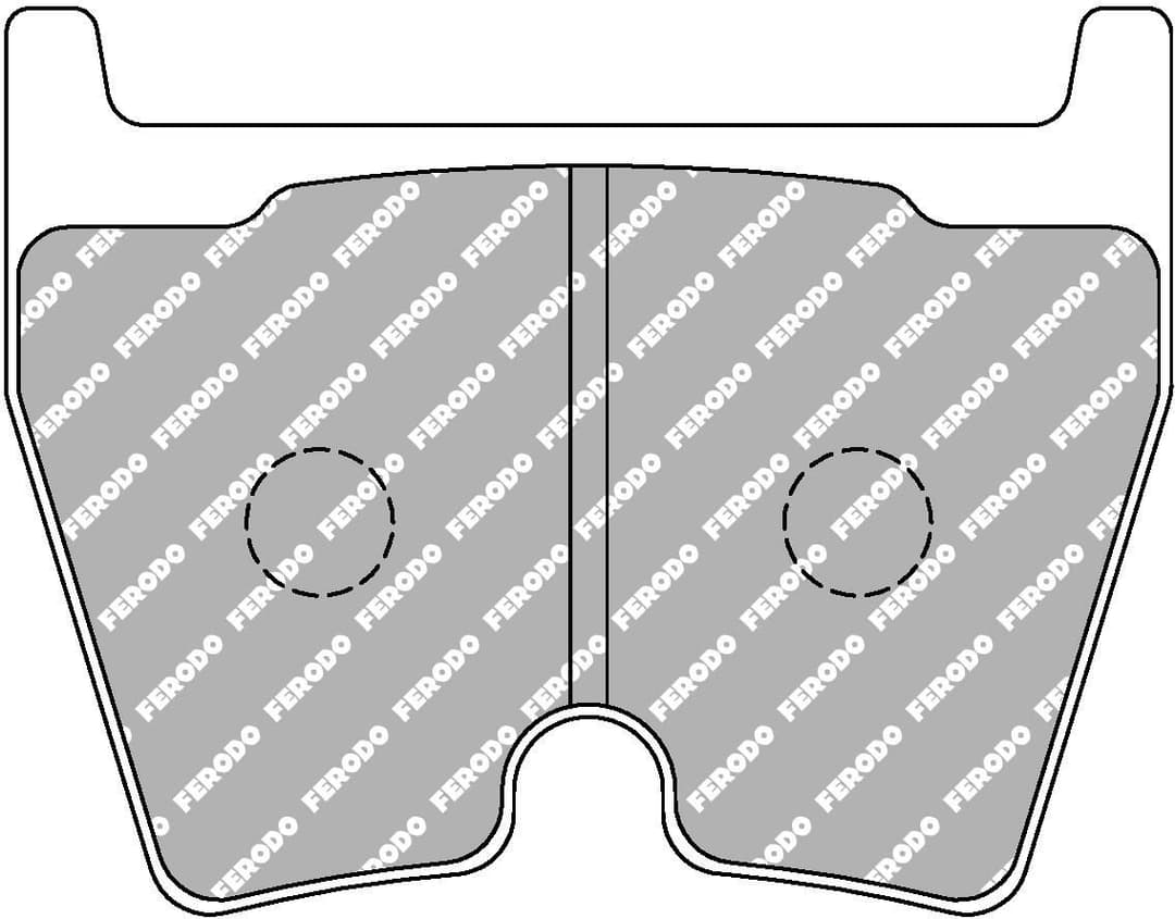 set placute frana,frana disc FERODO FCP1664W