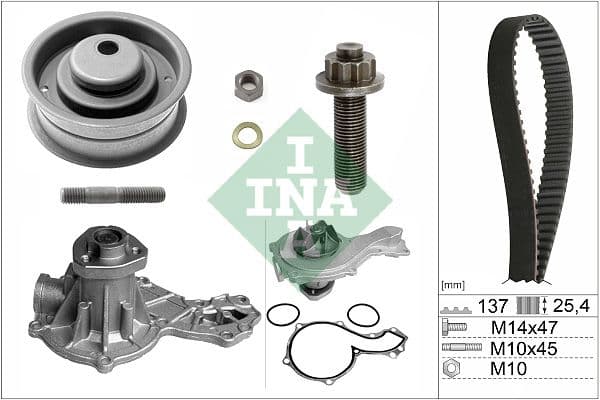 Set pompa apa + curea dintata Schaeffler INA 530 0003 30