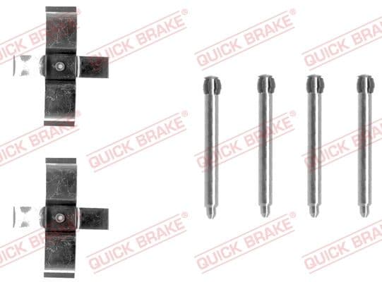 Set accesorii, placute frana QUICK BRAKE 109-1195