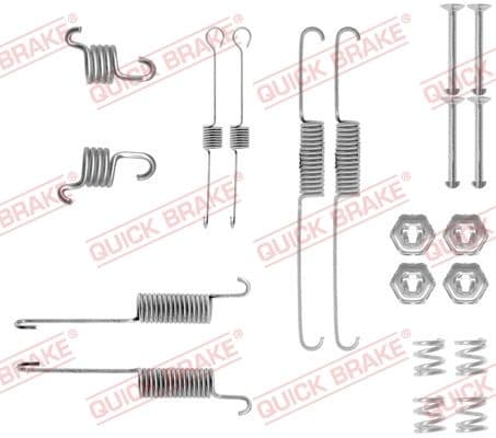 Set accesorii, sabot de frana QUICK BRAKE 105-0809
