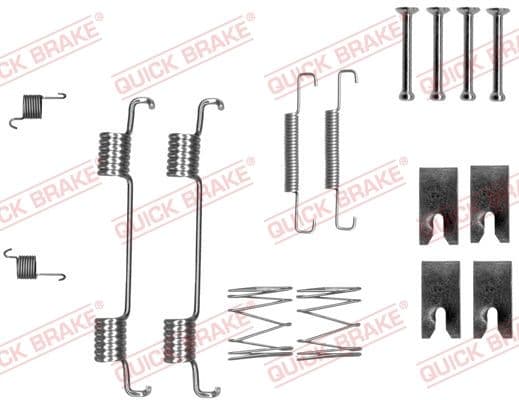 set accesorii, saboti frana parcare QUICK BRAKE 105-0023