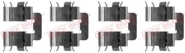 Set accesorii, placute frana QUICK BRAKE 109-1277