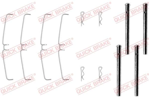 Set accesorii, placute frana QUICK BRAKE 109-0907