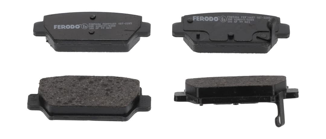 set placute frana,frana disc FERODO PREMIER ECO FRICTION FDB5406