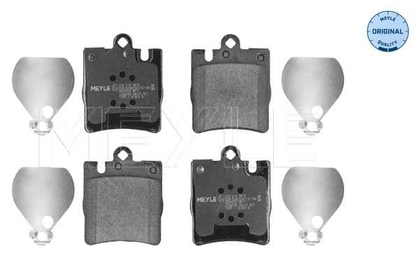 set placute frana,frana disc MEYLE -ORIGINAL: True to OE. 025 218 9915