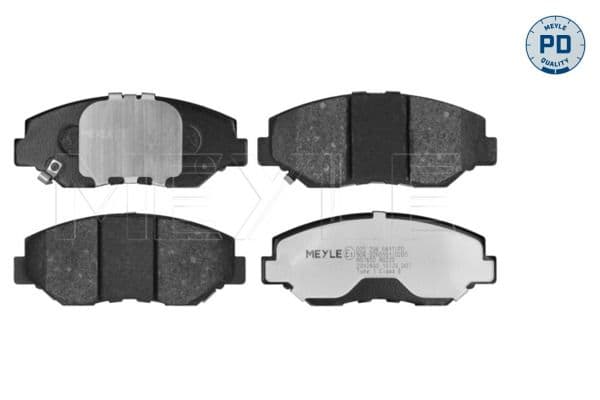 set placute frana,frana disc MEYLE -PD: Advanced performance and design. 025 238 6817/PD