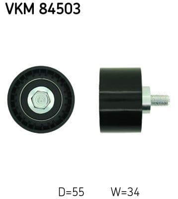 Rola ghidare/conducere, curea distributie SKF VKM 84503