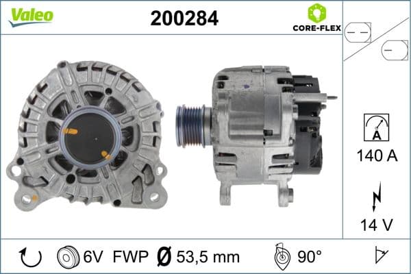 Generator / Alternator VALEO 200284