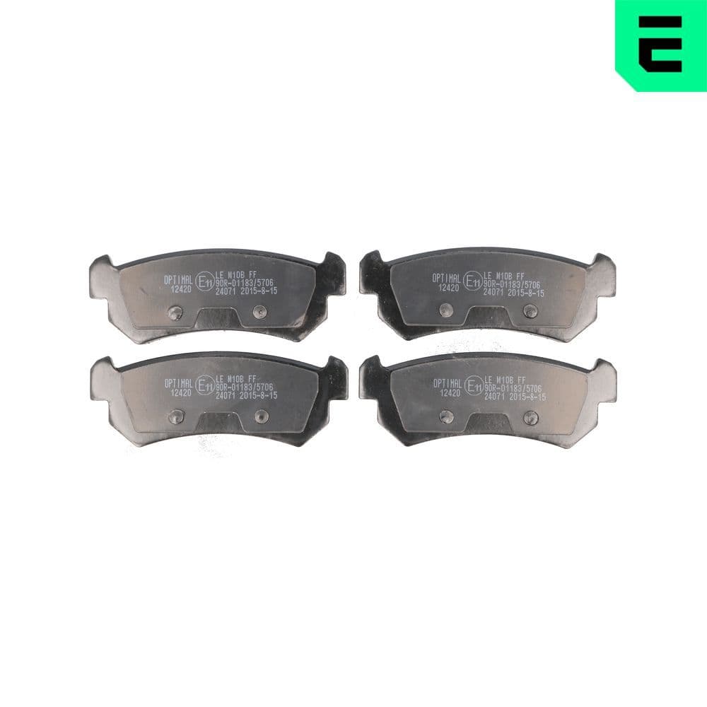 set placute frana,frana disc OPTIMAL BP-12420