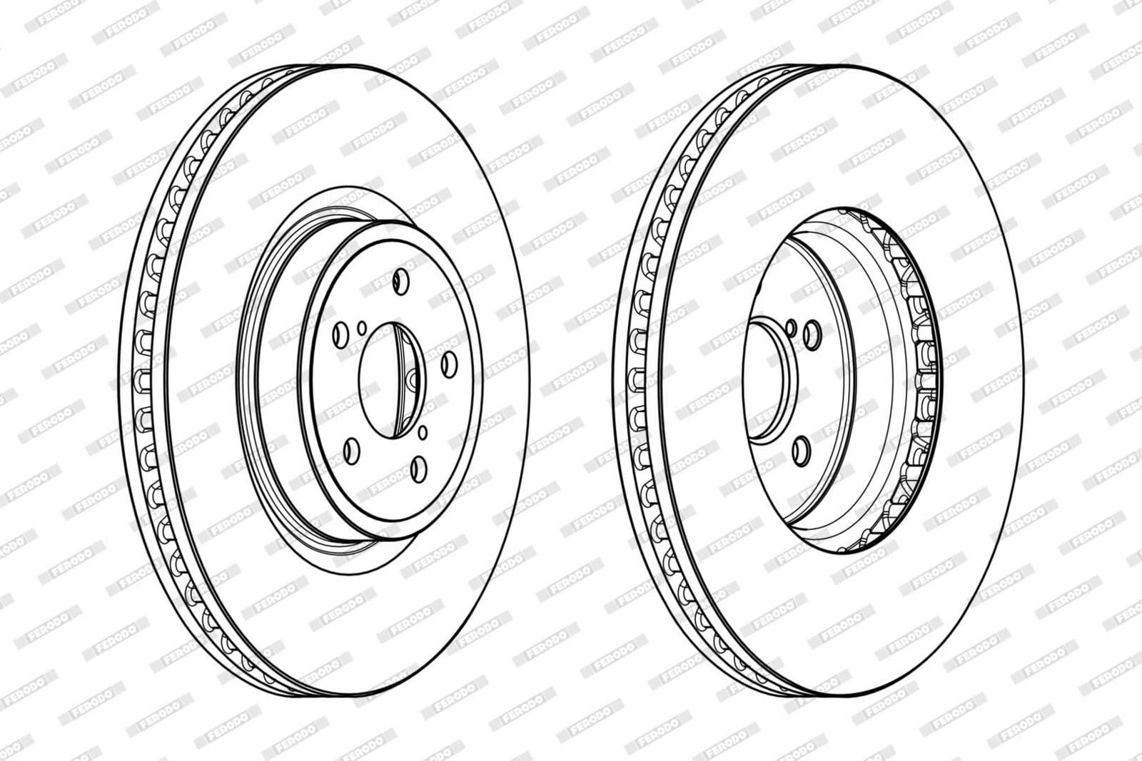 Disc frana FERODO PREMIER DDF1841C-1