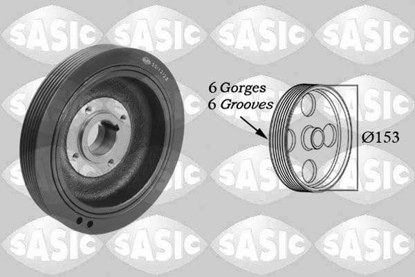 Fulie curea, arbore cotit SASIC 5150K40