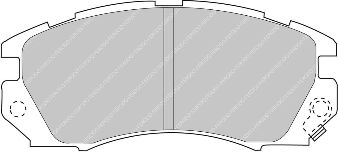 set placute frana,frana disc FERODO FCP948R